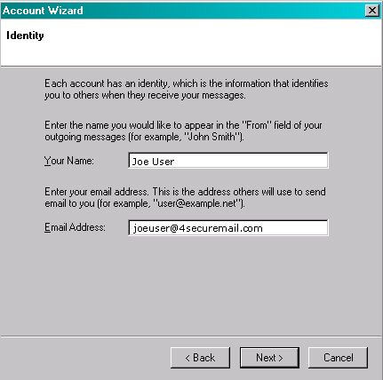 mozilla mail POP screenshot