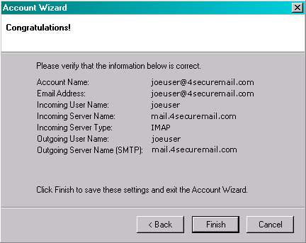 mozilla mail POP screenshot